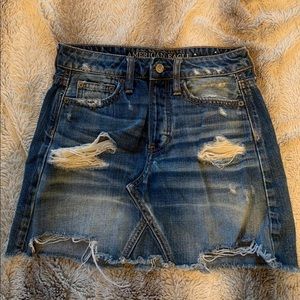❗️SOLD❗️AE denim skirt